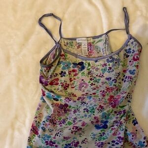 Ambiance Floral Kids Pajama Top - Multicolor